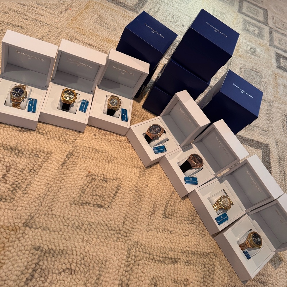 TechnoMarine watches bundle. BNWT